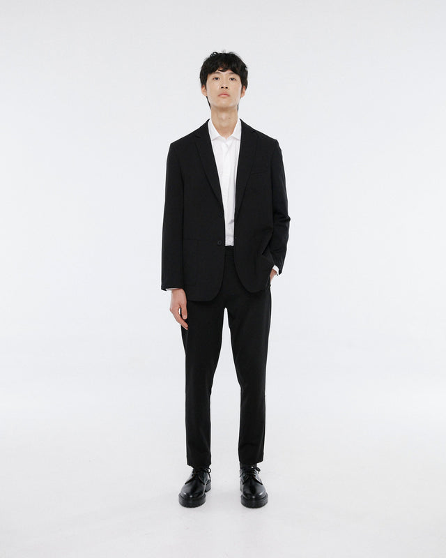 KNIT BROKEN SUIT BLAZER